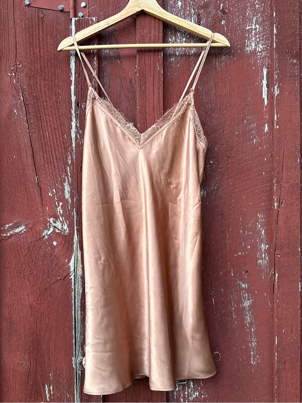 In Bloom by Jonquil Pink Slip Dress Nightgown Lingerie Size XL